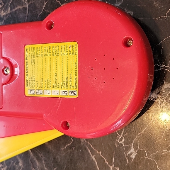 Vintage 1999 UNO Handheld Electronic Travel Card Game Mattel - Picture 4 of 5